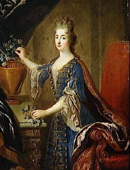 Circle of Pierre Gobert Portrait of Marie Anne de Bourbon (1666-1739), Princesse de Conti Germany oil painting art